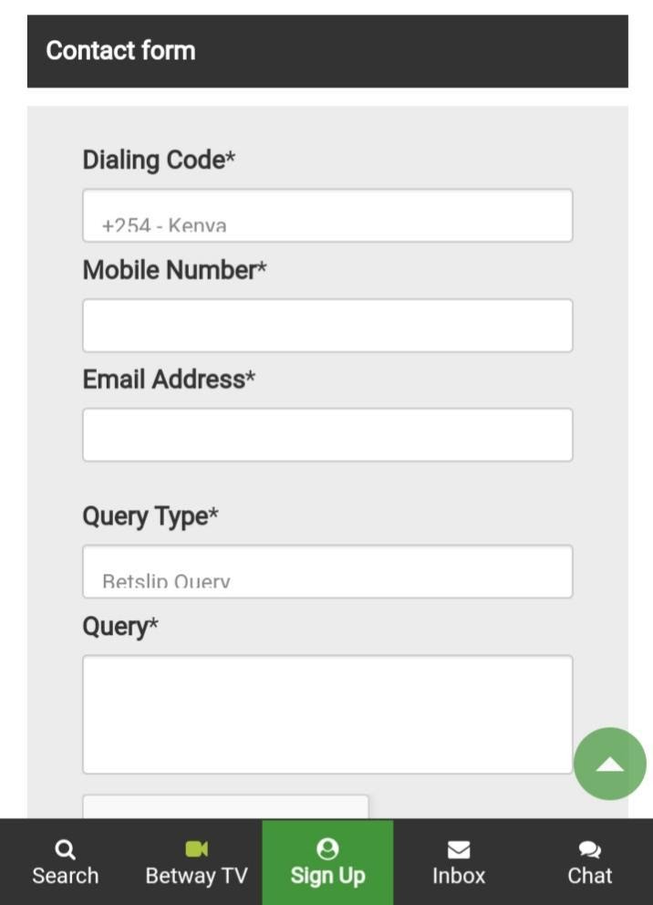 Betway Contacts