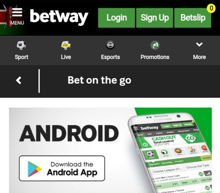 Betway Android