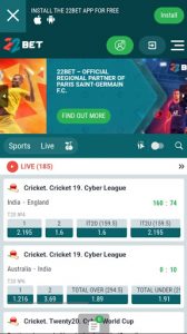 22bet Mpesa