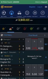 Mozzartbet live