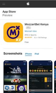 Mozzartbet download IOS