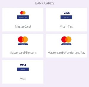 Helabet Bank Cards