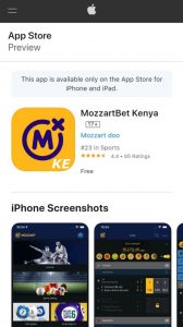 Mozzartbet AppStore