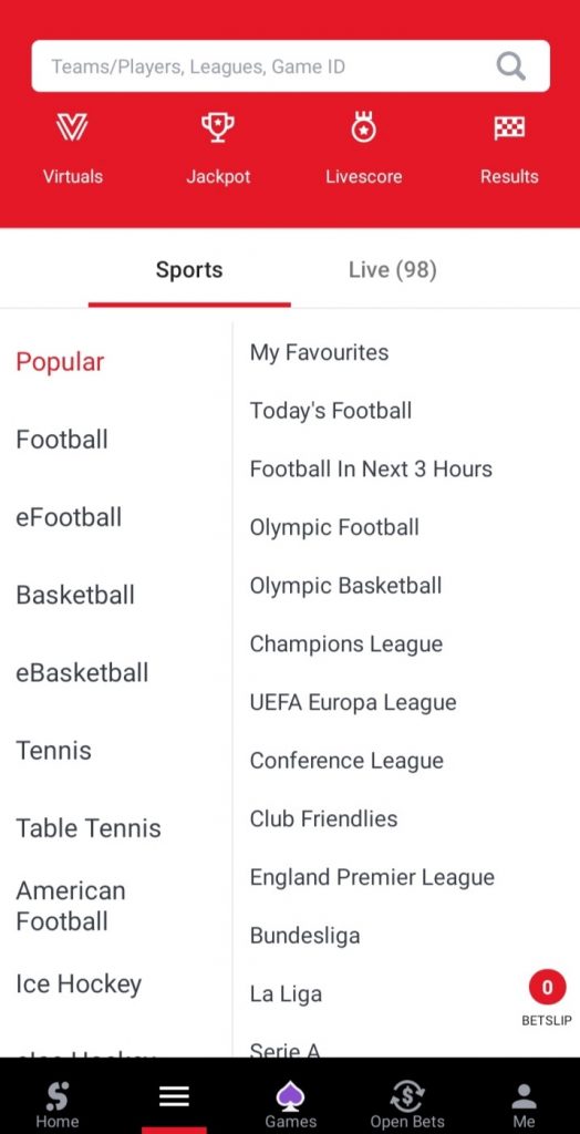 Sportybet App - Download Android or IOS Application, Cash Out