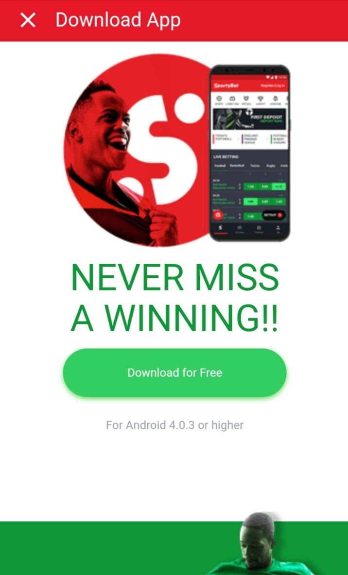 Sportybet App Download Android or IOS Application, Cash Out