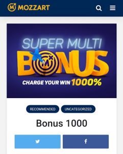 mozzart 1000 bonus